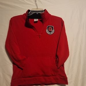 Victoria Secret Buckeyes Quarter Zip Sweatshirt